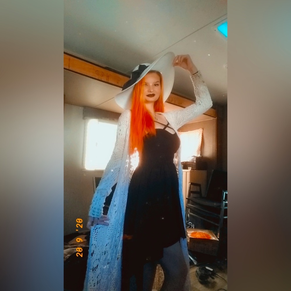 BLACK GOTH STRAPPY FRONT HIGH LOW DRESS!